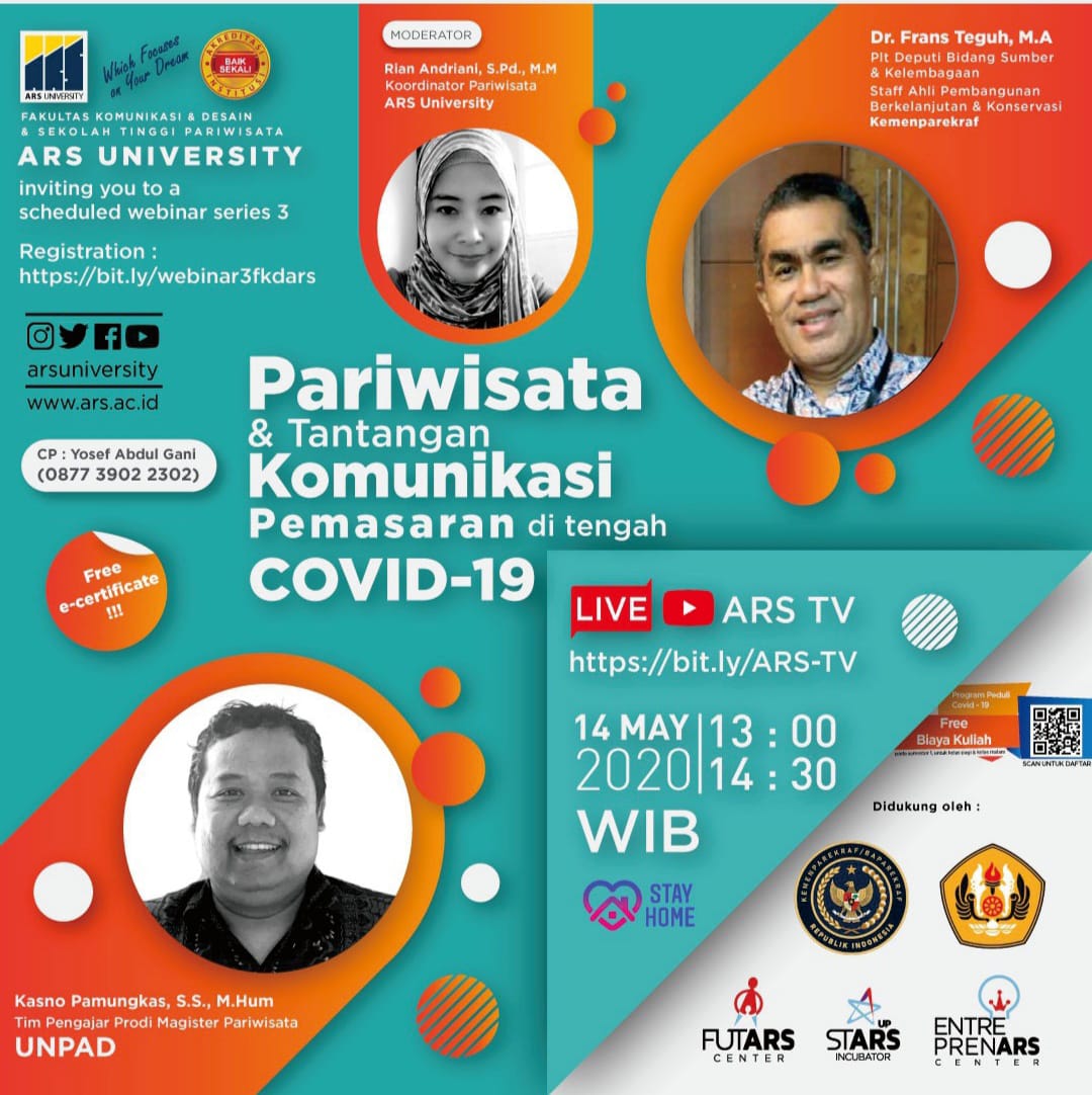 Virtual Komunikasi Strategi Branding Pariwisata di Tengah COVID-19